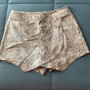 Snakeskin Skort